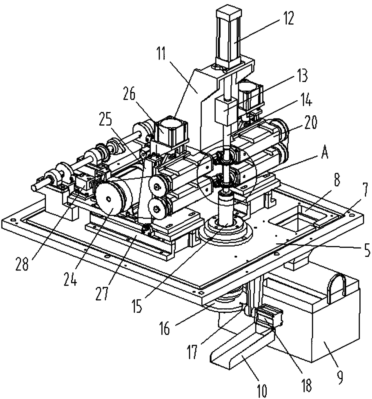 An automatic grinding machine for gear parts