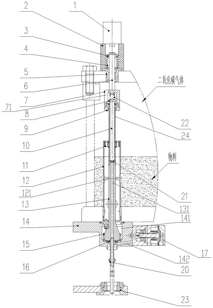 Isobaric electric control mechanical filling valve