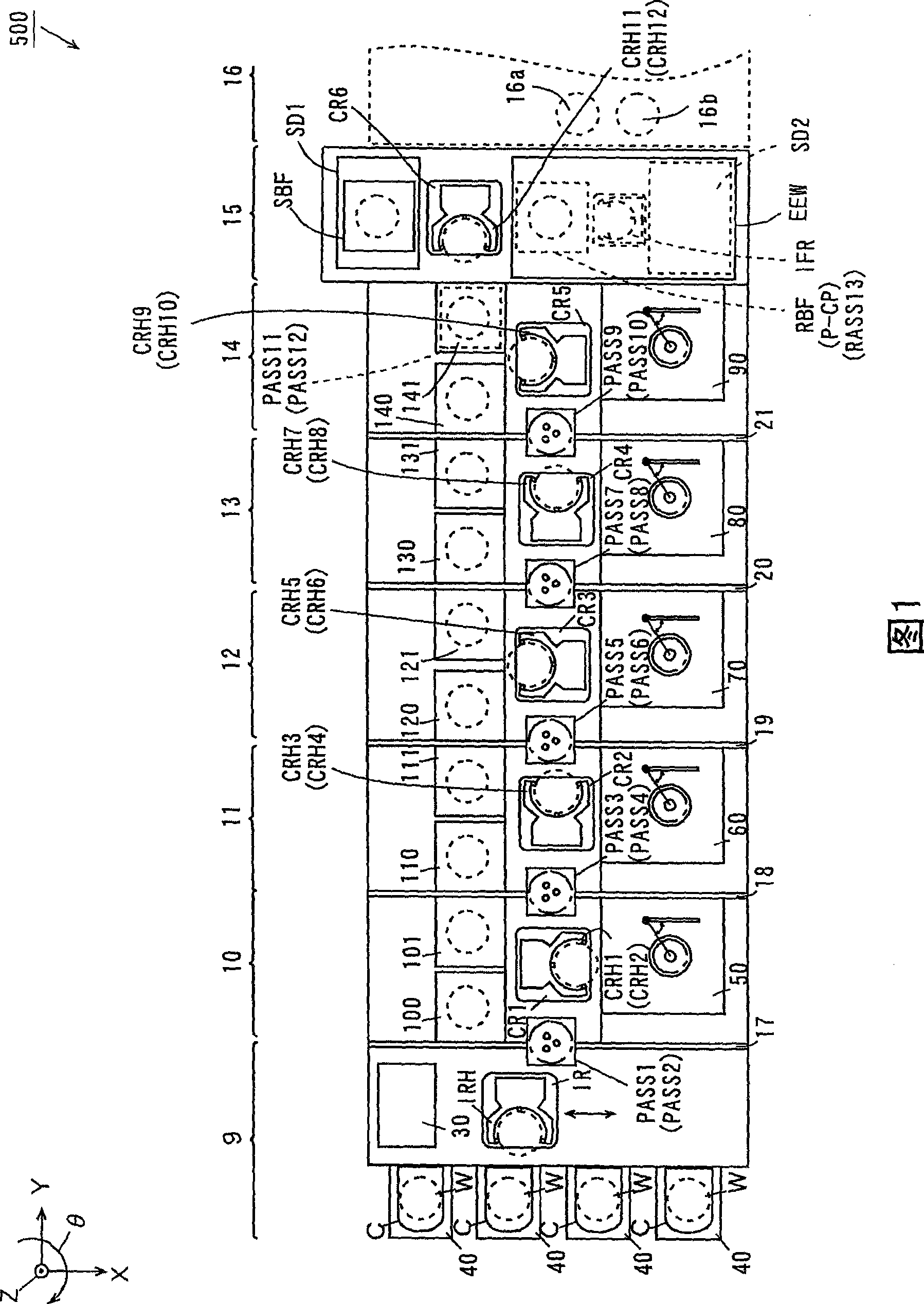 Substrate processing device and processing method thereof