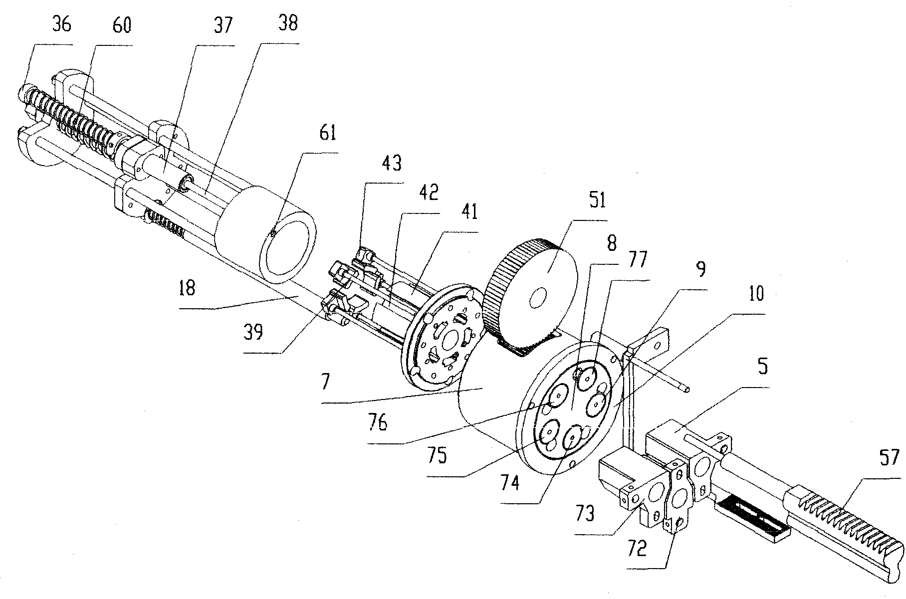 Cavity die rotating upsetter and operating method thereof