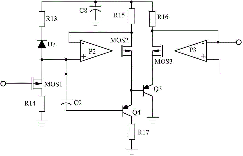 Constant current circuit-based power supply for power system fault detection device