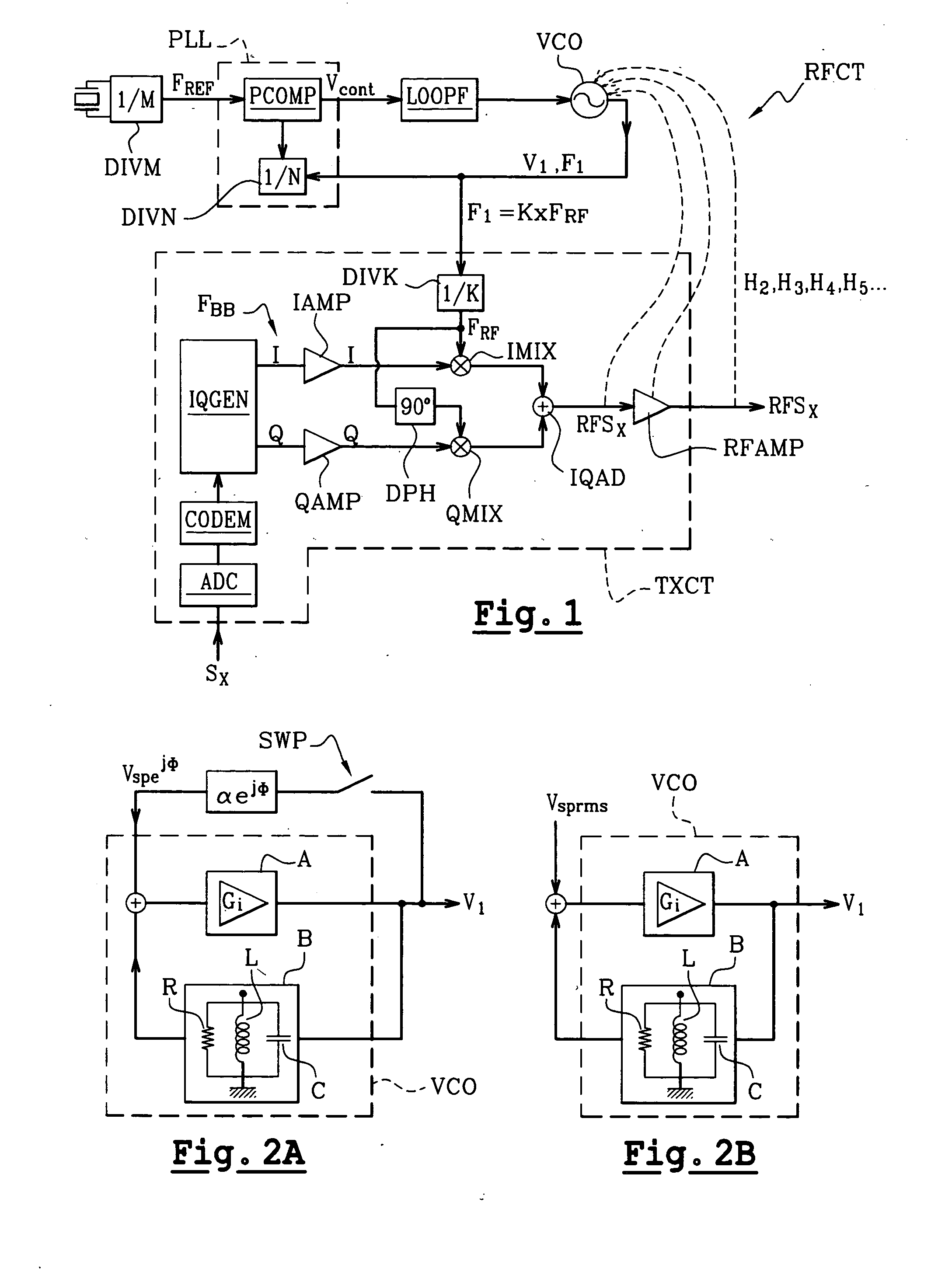 Voltage-controlled oscillator comprising a circuit for compensating frequency pulling