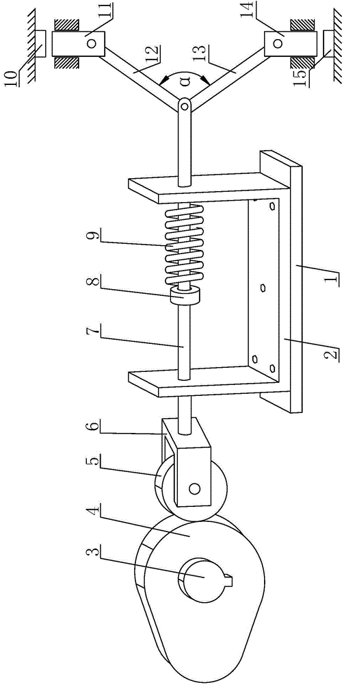 Cam-driven-type dual-station stamping device