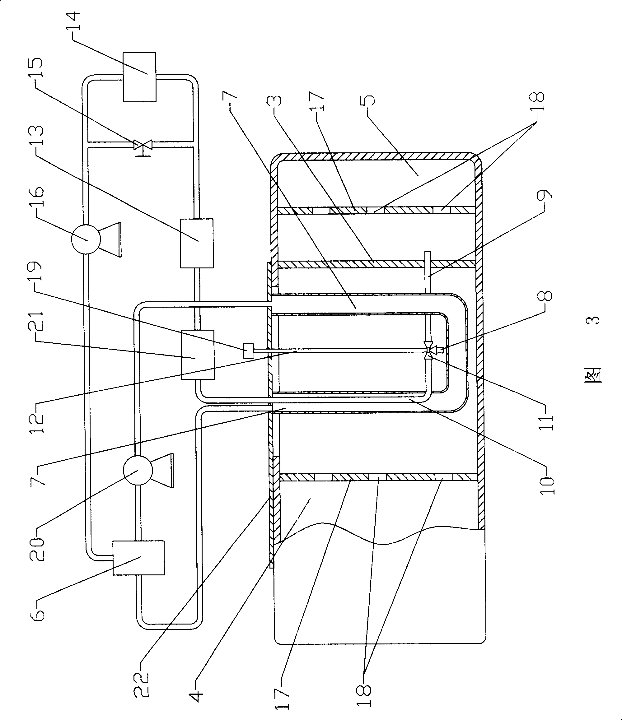 Diesel oil tank antifreezing device