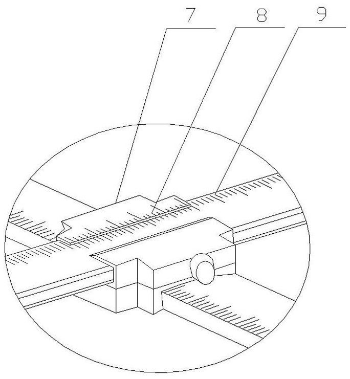 Multifunctional deformation ruler for industrial measurement