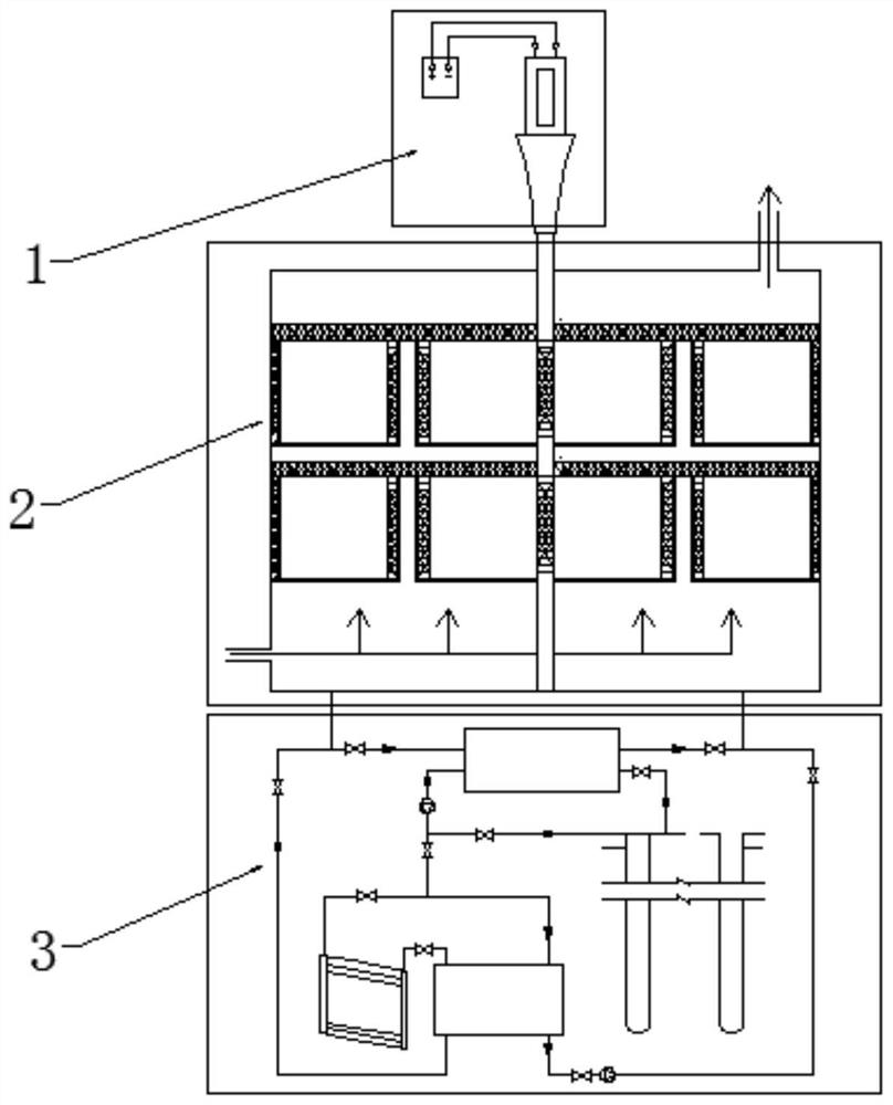 Double-layer drawer type energy-saving constant temperature ultrasonic reduction biofilm reactor