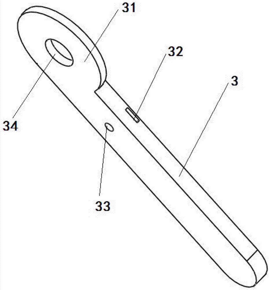 Sliding type water pump steel sheet piling angle test gauge