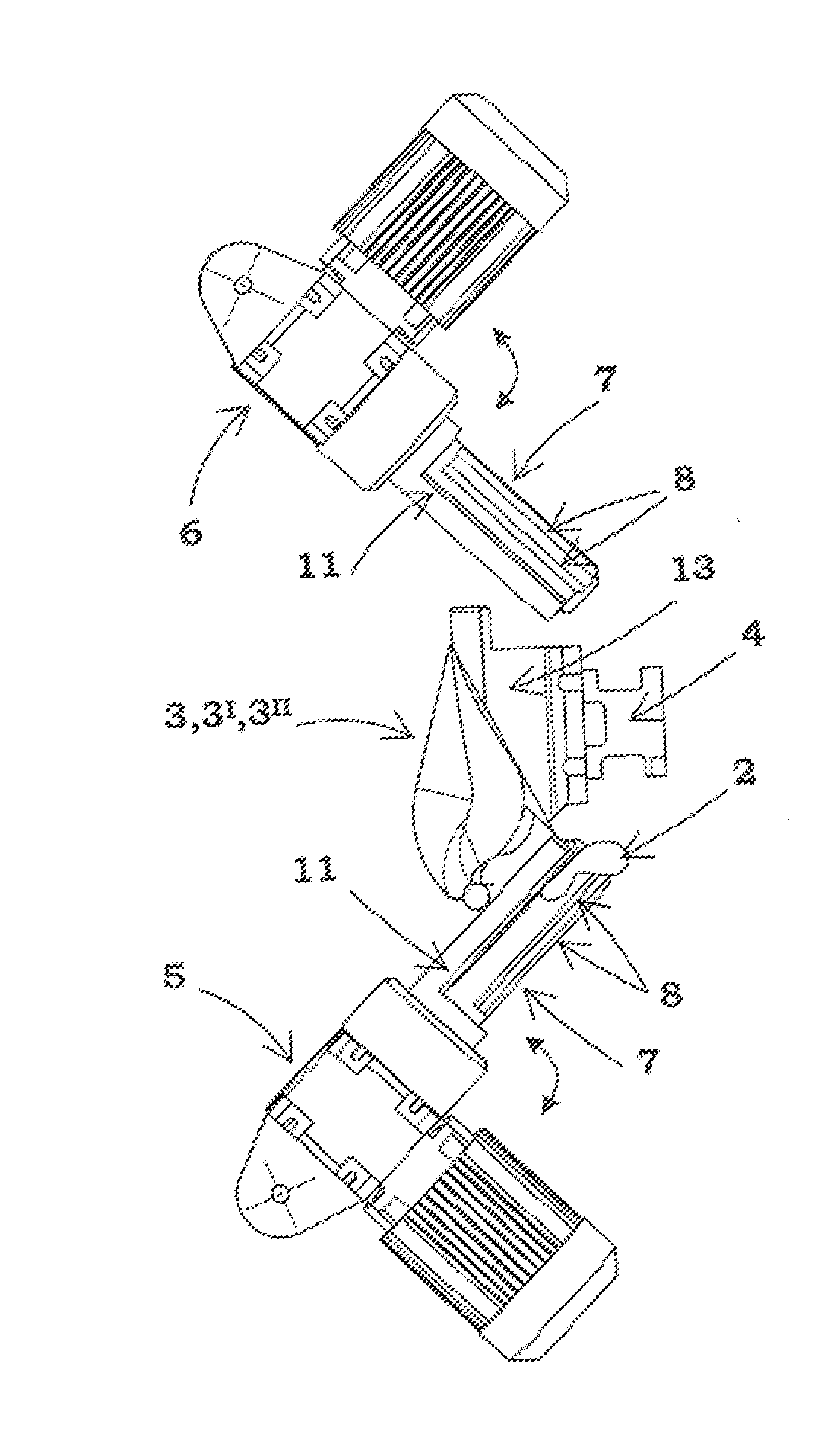 Poultry processing device and method for poultry processing