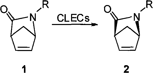 Synthetic method for chiral carbocyclic ring intermediate of abacavir