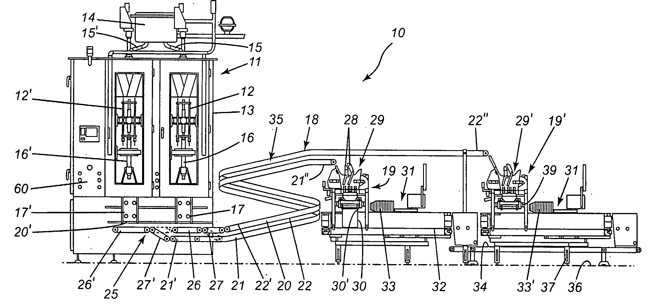 High speed bagging system and method