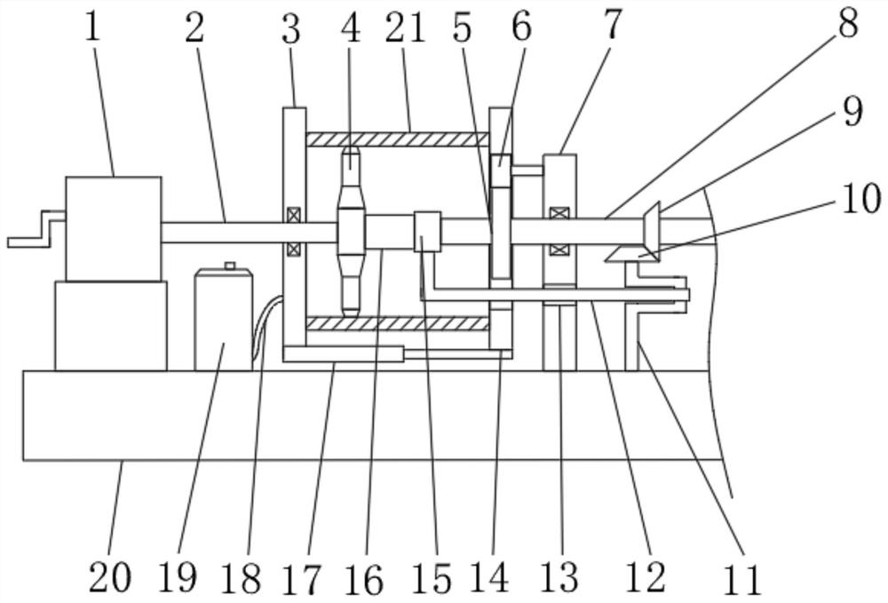 Variable-speed gear structure of casting finishing machine tool