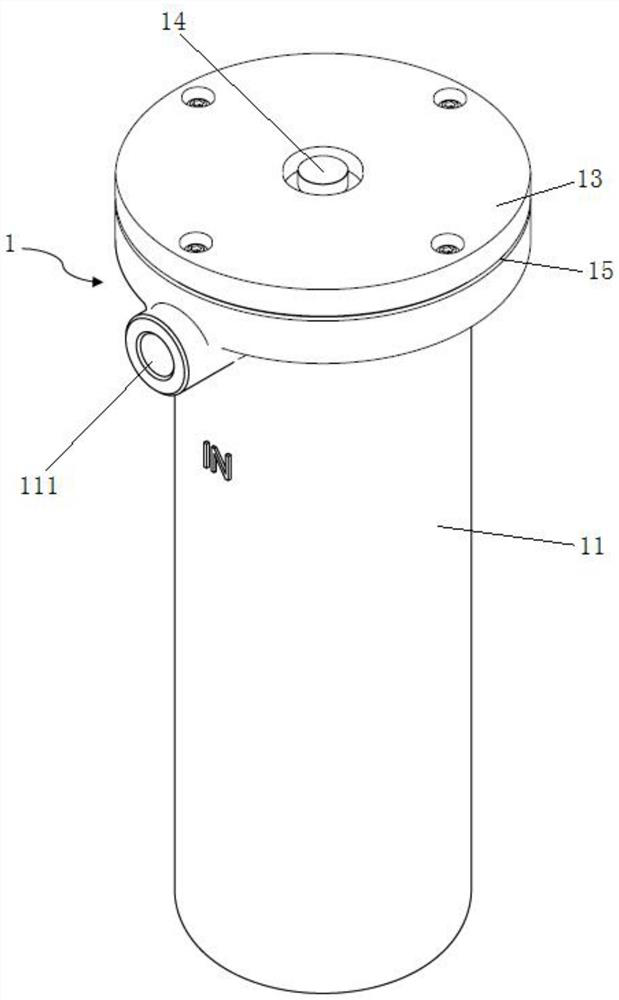 Gas constant temperature device for detecting sealing performance of parts