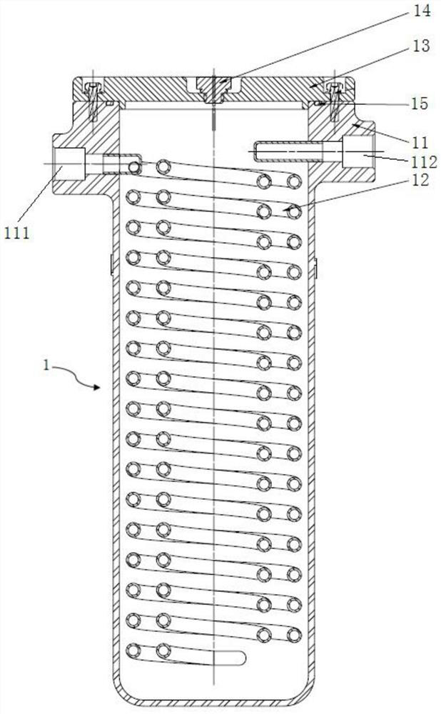 Gas constant temperature device for detecting sealing performance of parts