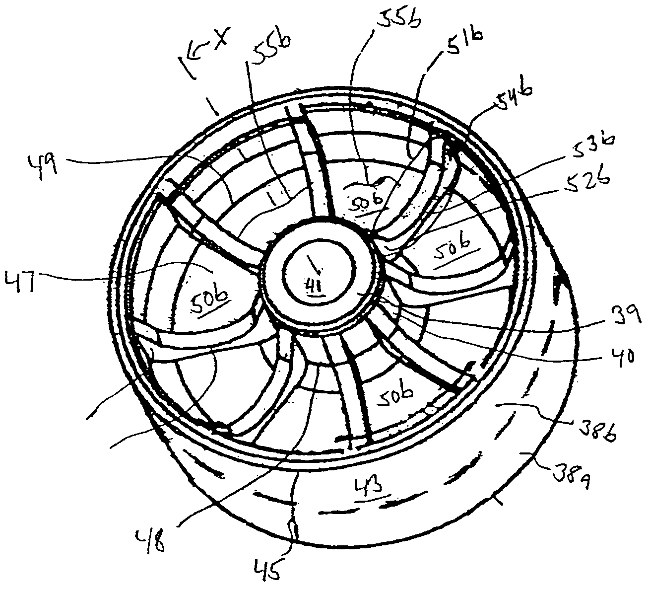 Freewheel flow track systems