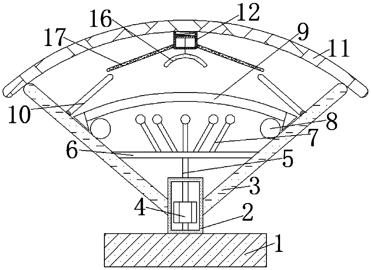 Papermaking drying device based on air flow transformation