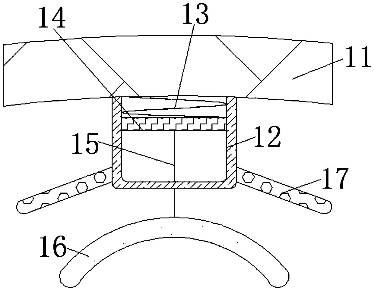 Papermaking drying device based on air flow transformation