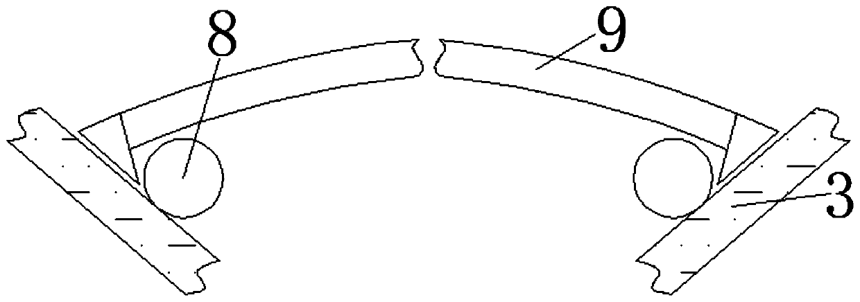 Papermaking drying device based on air flow transformation