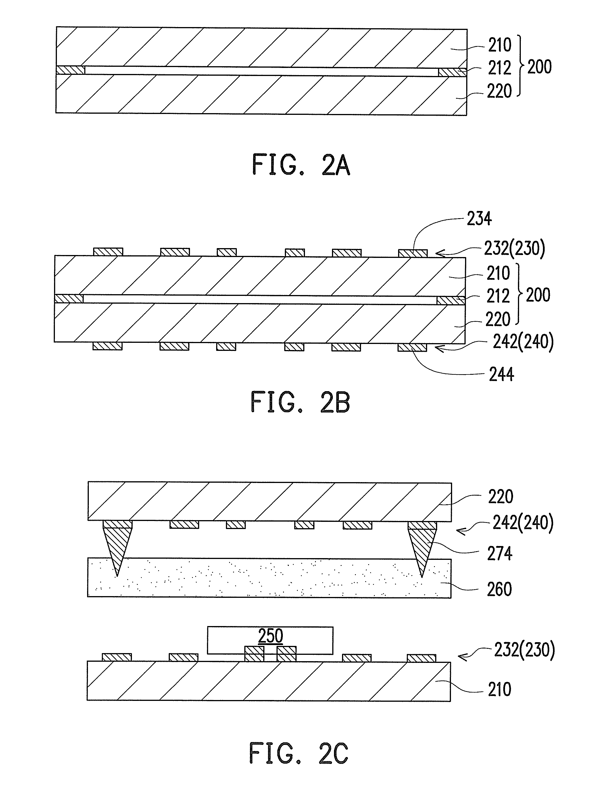 Fabricating method of embedded package structure