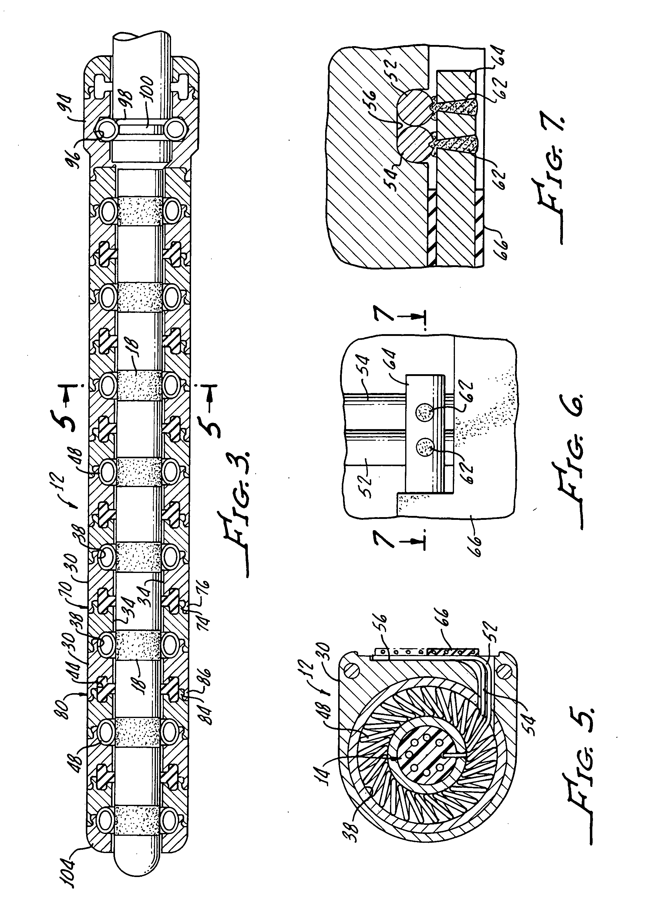Stackable assembly for direct connection between a pulse generator and a human body