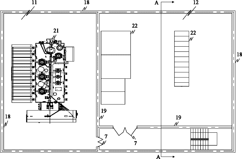 Box type transformer station