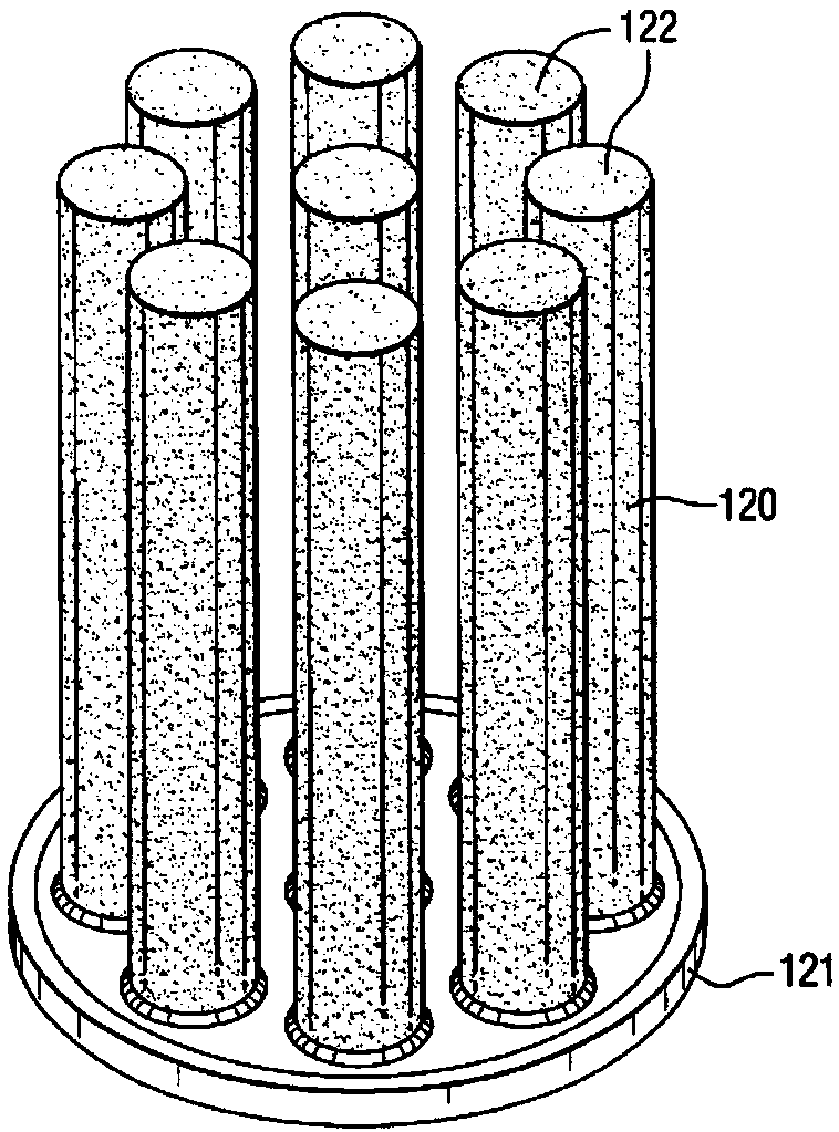 Cartridge filters for gas filtration in gas turbines