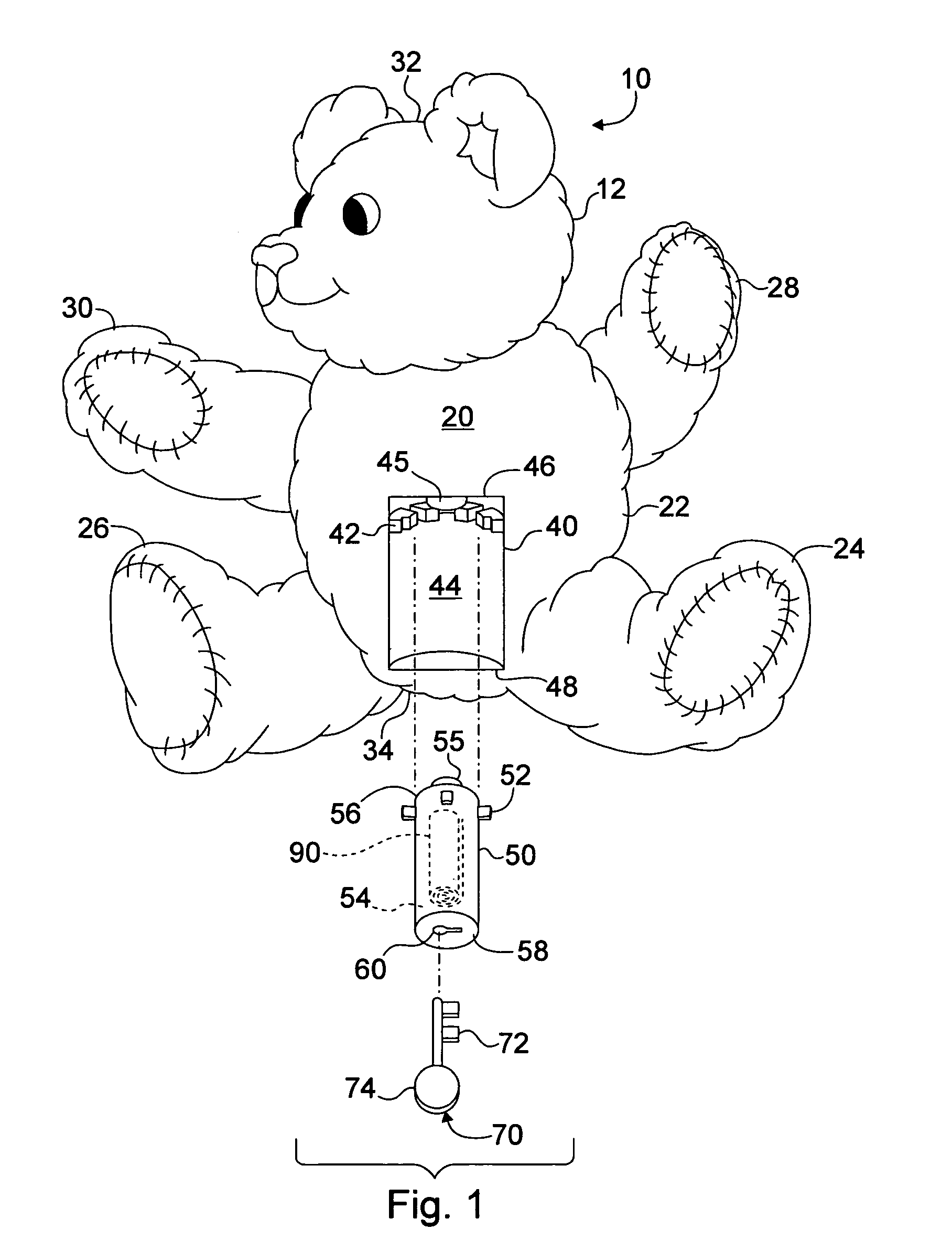 Message delivery assembly and a method for conducting business using the message delivery assembly