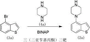 New method for preparing 4-(1-piperazinyl)benzo[b]thiophene