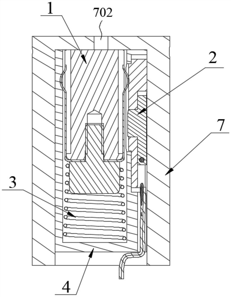 A latching inertial switch