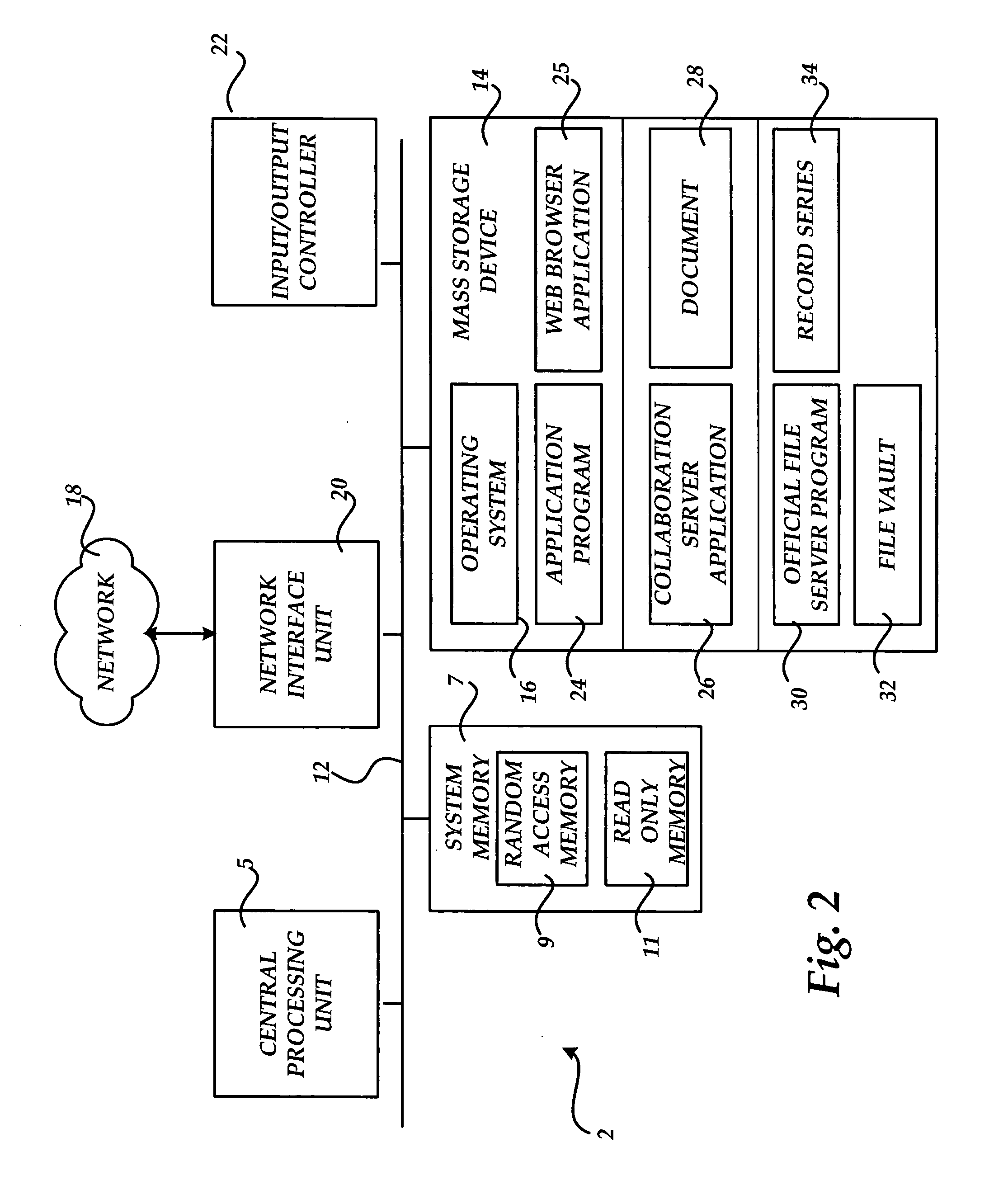 Method and computer-readable medium for providing an official file repository