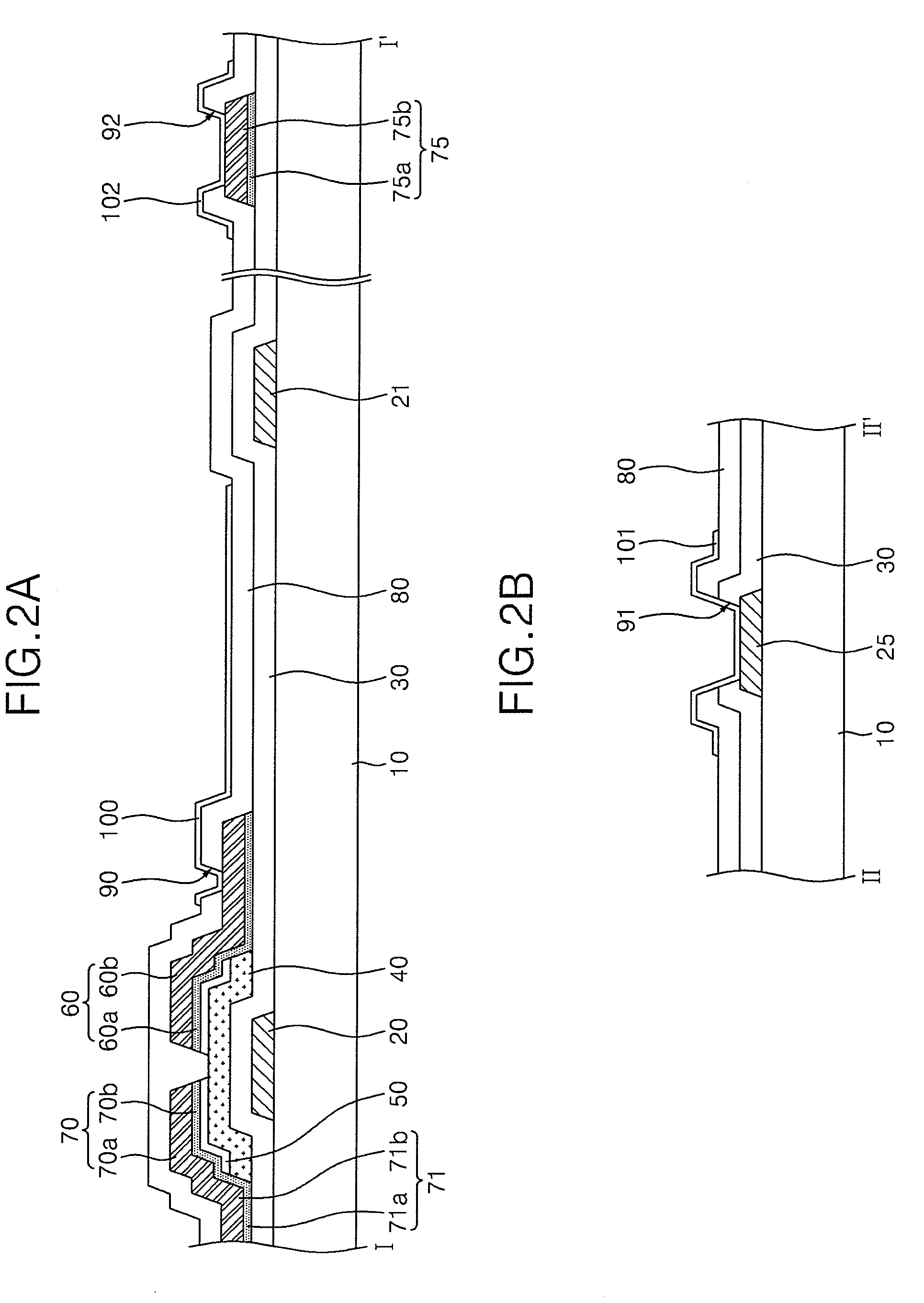 Thin film transistor, thin film transistor substrate including the same and method of manufacturing the same