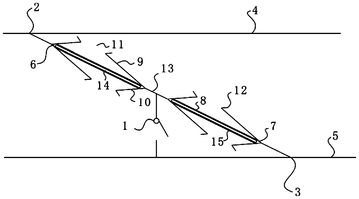 Electric sectioning device at single turnout