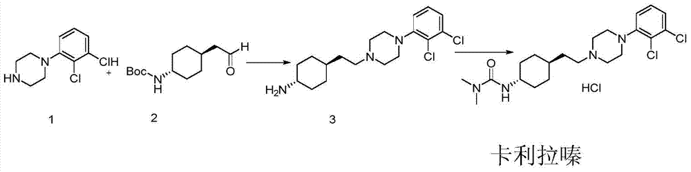 The preparation method of trans 4-amino-cyclohexyl acetate derivative