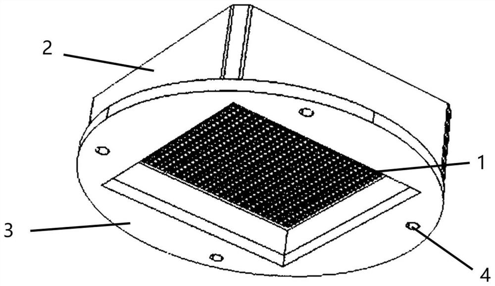 Regular triangle based gamma ray collimator matched with pixel detector