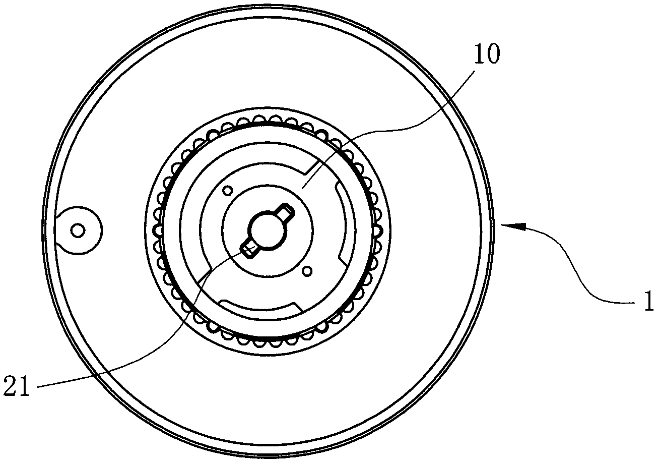 Brake mechanism of fishing line wheel