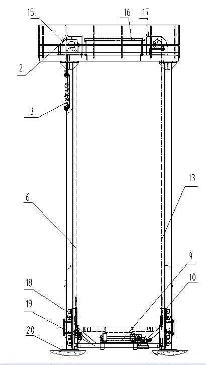 An elevator for heavy workpiece transportation