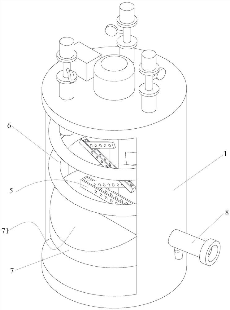 An extraction and separation tank and its use method