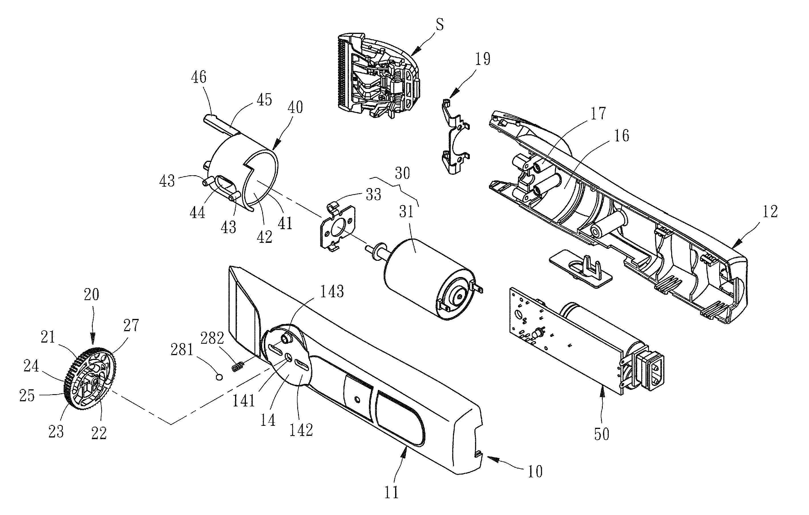 Hair clipper with improved blade control structures