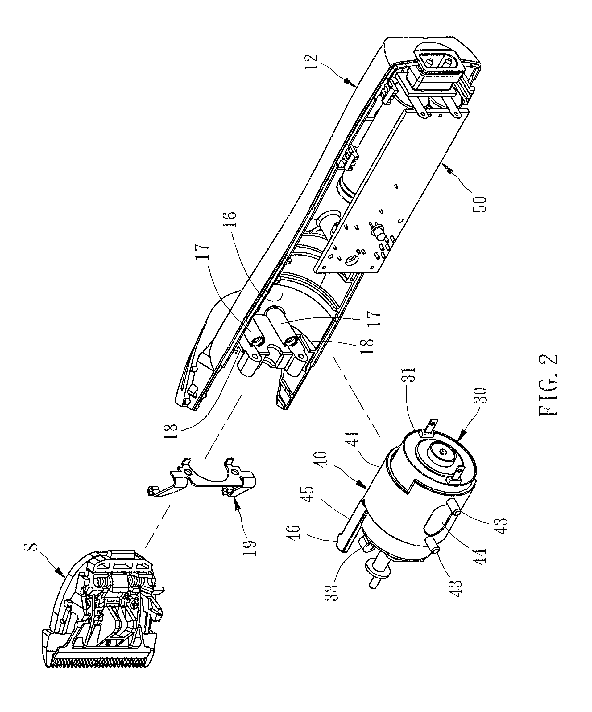 Hair clipper with improved blade control structures