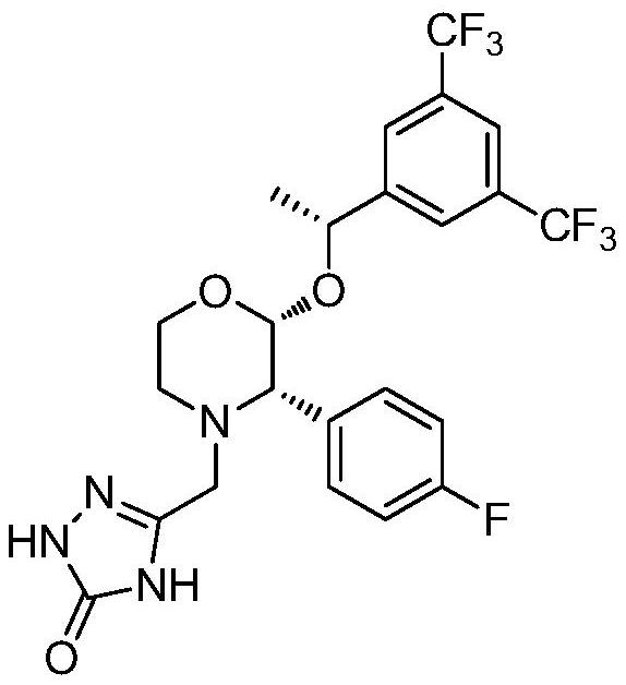 A kind of refined preparation technology of high-purity aprepitant