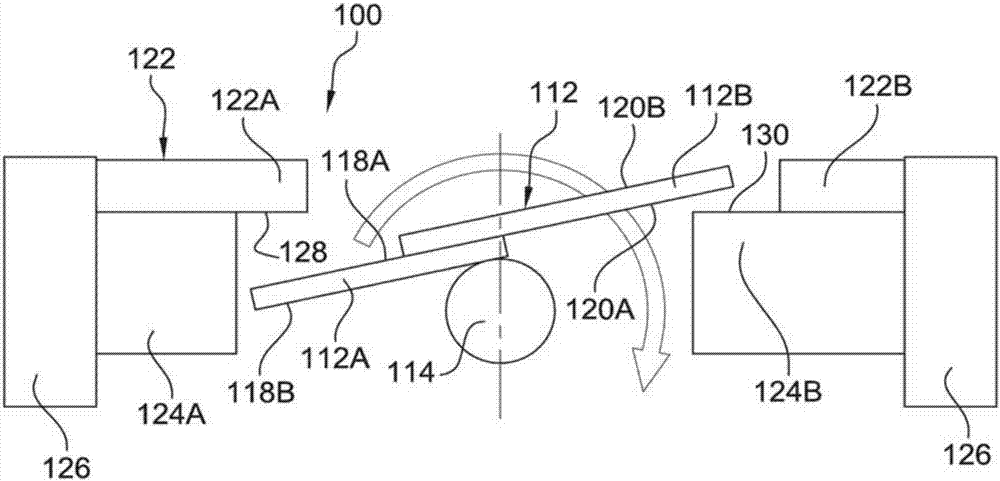 Engine control valve in a motor vehicle