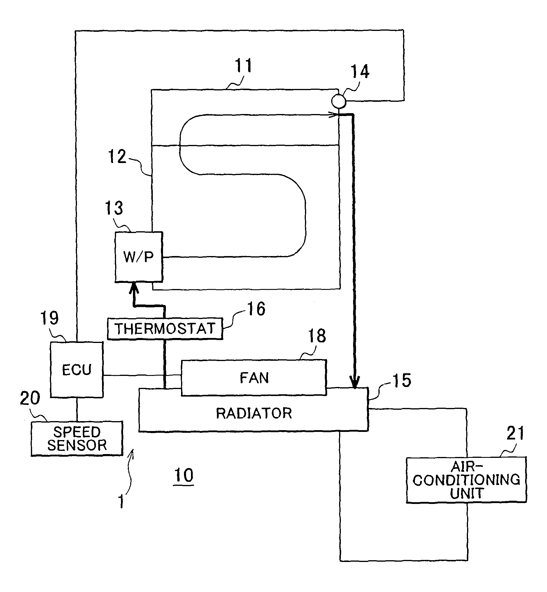 Cooling apparatus for internal combustion engine