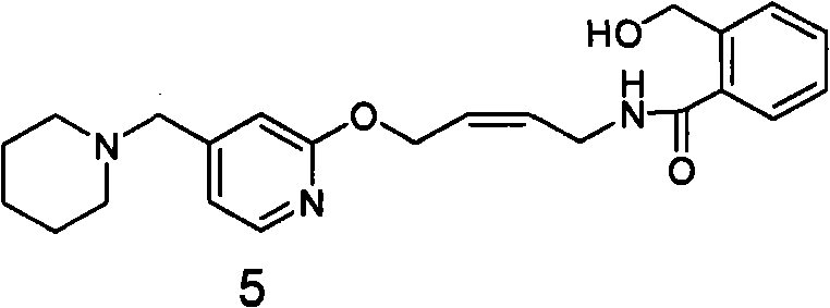 Reducing preparation method for lafutidine