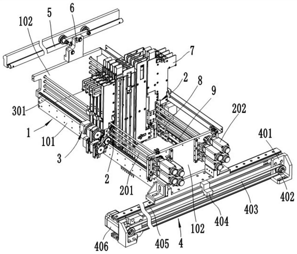Full-automatic sample injector transmission device