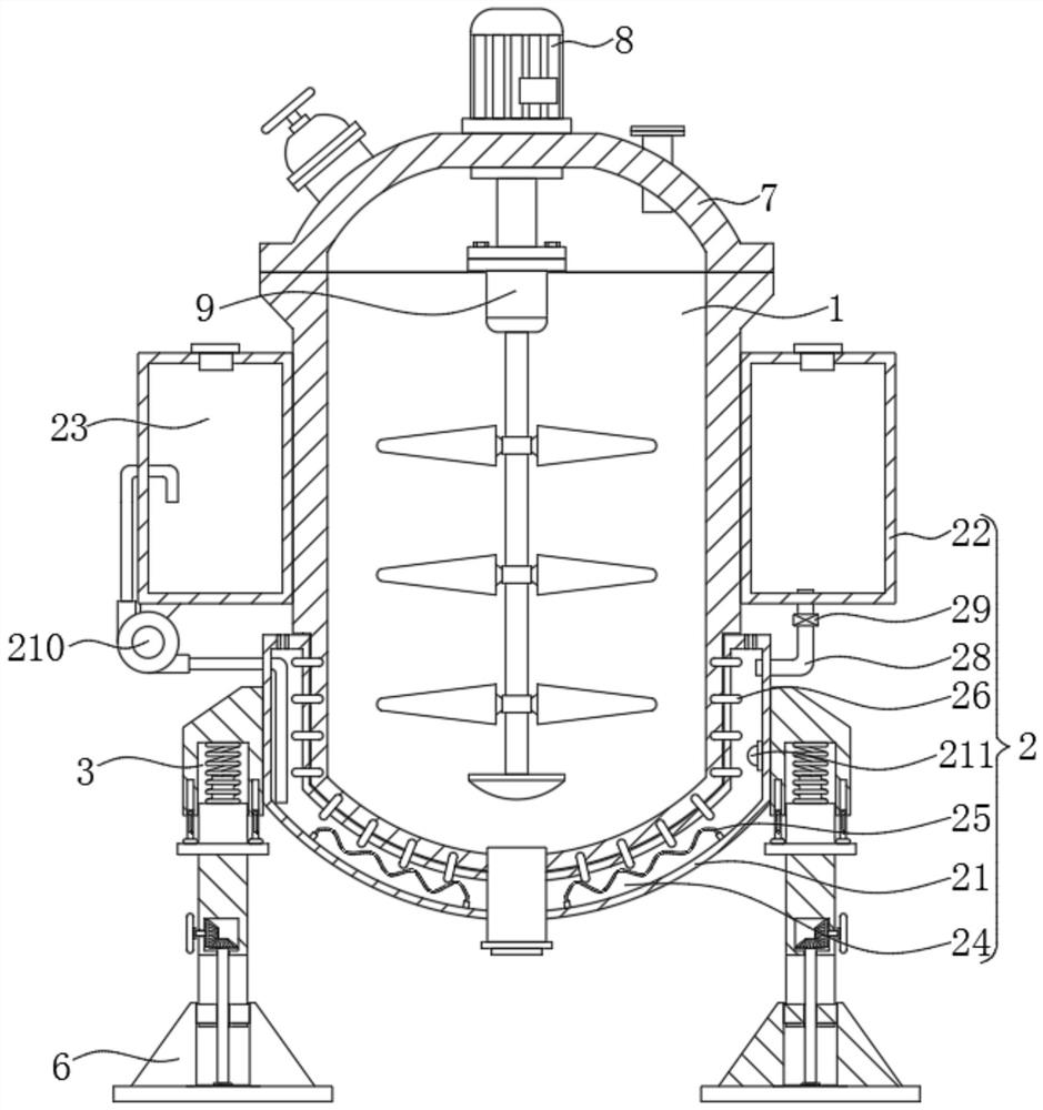 Super absorbent resin saponification device