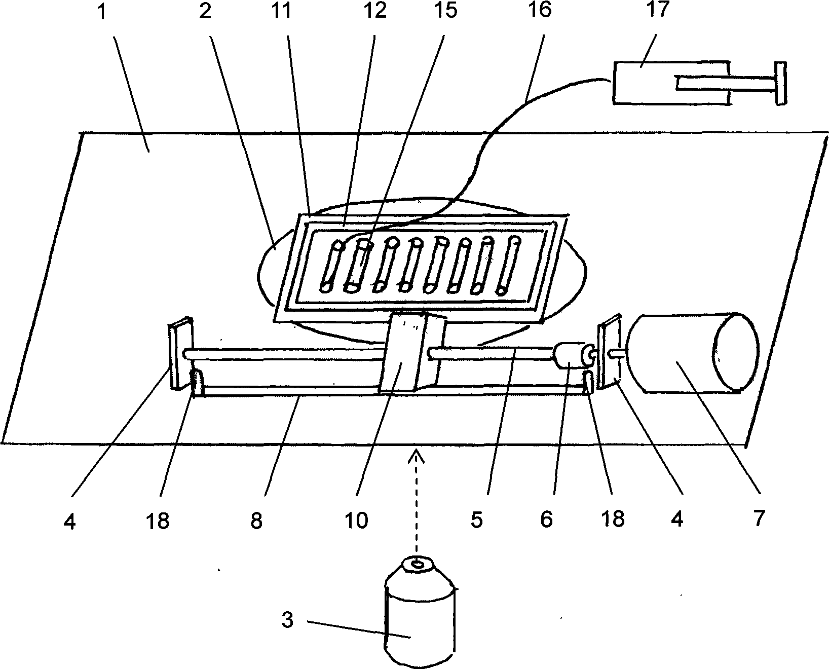 Multi-sample stage allowing for automatic movement of inverted microscopes