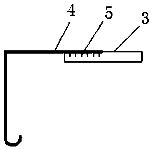 Shear wall external scaffolding tie point structure and manufacturing method thereof