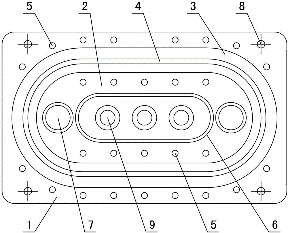 Multi-direction moving type connector seat