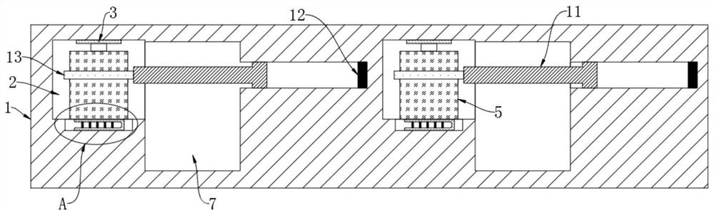 New energy automobile abnormal battery automatic replacement device and using method thereof