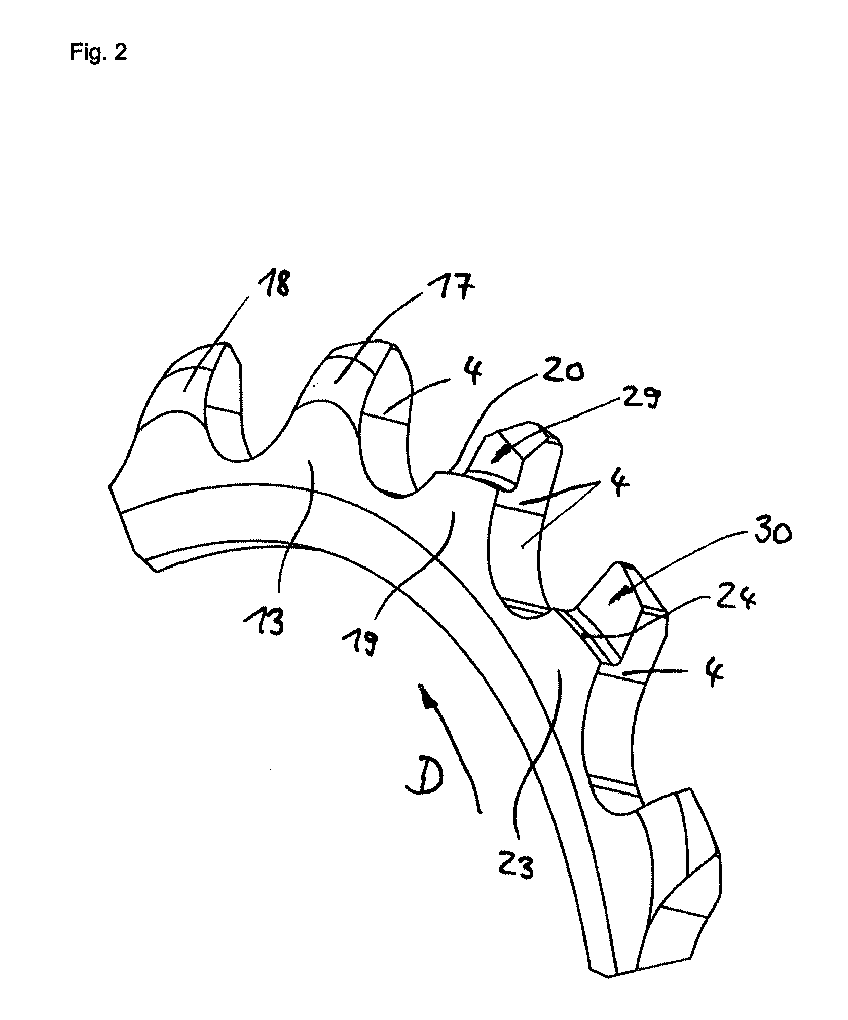 Sprocket for Rear Wheel of a Bicycle