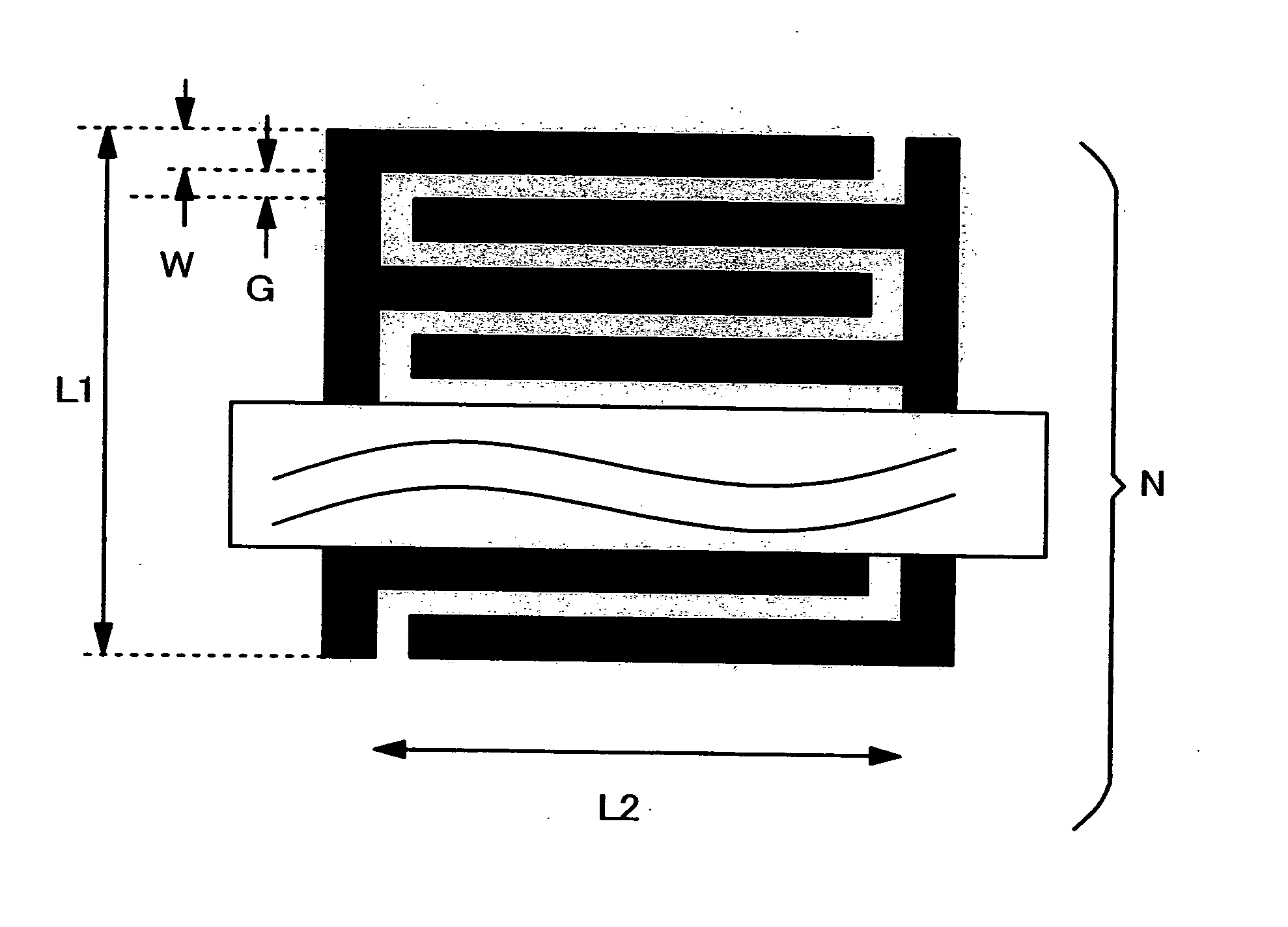 Interdigital capacitor and method for adjusting the same